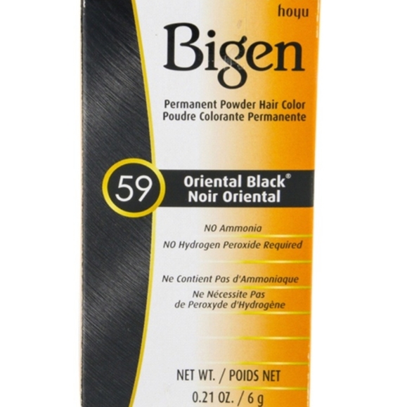 Bigen Permanent Powder Hair Color Oriental Black - Picture 2 of 6